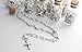 YRP 12 X ROSARY BOTTLE BAPTISM COMMUNION RECUERDOS DE BAUTIZO QUINCEANERA WHITE/SILV