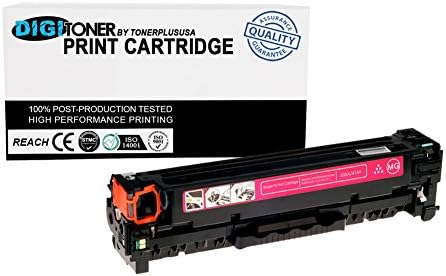 DigiToner™ by TonerPlusUSA New Compatible Replacement HP CC533A 304A Laser Toner Cartridge for use in Color LaserJet CP2025 CM2320 MF8350 (Magenta, 1 Pack)