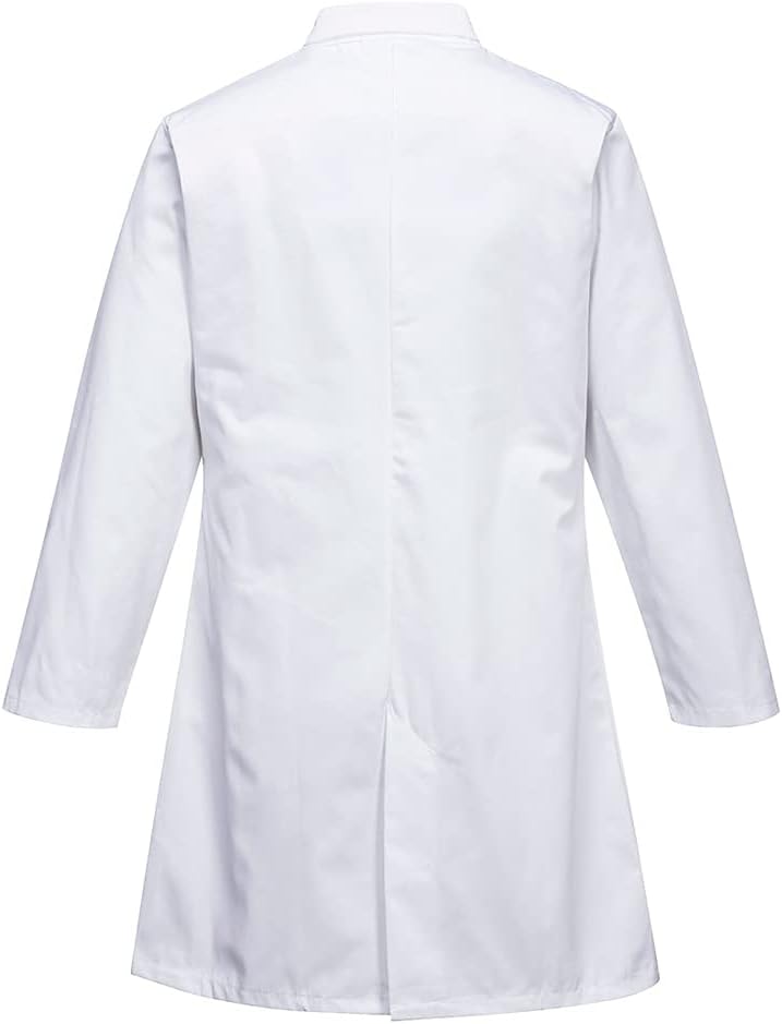 Portwest Men’s Food Coat, One Pocket, Size: XS, Colour: White, 2202WHRXS - Image 3