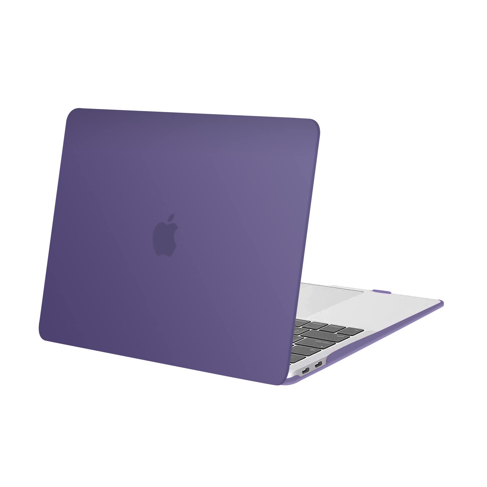 MOSISO Compatible with MacBook Air 13 inch Case M1 A2337 A2179 A1932, Protective Hard Shell Cover Compatible for MacBook Air M1 Case 13.3 inch 2021 2020 2019 2018 Retina Touch ID, Imperial Purple — image 1