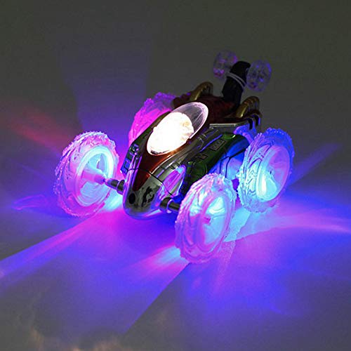 Ranoff Remote Control 360 Stunt LED Lighting Car Toy for Boy Girl Kid (Multicolour)