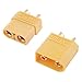 T-Trees XT90 Battery Connector Set for RC Lipo Battery Motor 5 Pairs Yellow ,5 Male Connectors + 5 Female Connectors