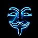 EmazingLights Guy Fawkes V For Vendetta LED Light Up Mask (Blue)