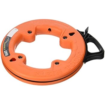 Klein Tools 56005 1/4-Inch Wide Steel Fish Tape, 25-Foot