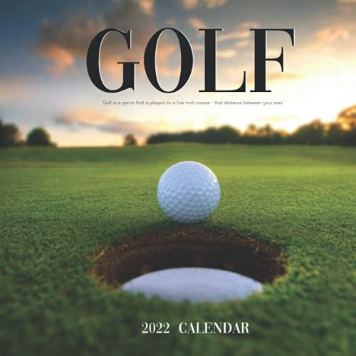 Golf Calendar 2022 Calendar 2022 With 6 Months Of 2021 Bonus on
