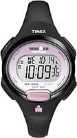 Timex Women's T5K522GP Ironman Traditional 10-Lap Black Resin Strap Watch