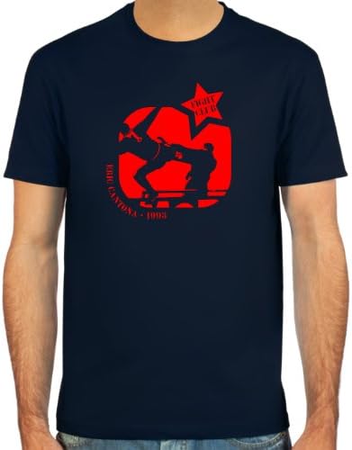 SpielRaum T-shirt Eric Cantona | FightClub ::: Colour: black, olive or navy ::: Sizes: S-XXL (football)