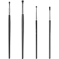SALOCY Mini Smudge Brush for Eyeliner,Eyeshadow Brushes,Eyeliner Brush for Powder Gel Cream Liquid Concealer, Eye liner Blending, Highlighting brush,Concealer Brush,Eye Makeup Brush Set