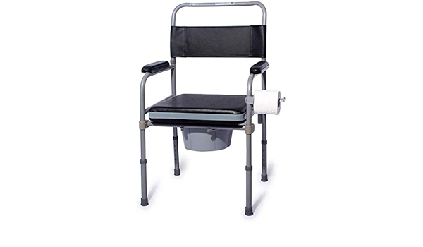MIEMIE Plegable con Orinal Silla WC Cuarto De Baño Ajustable ...
