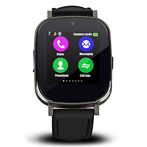 Highsound Smart Phone Watch for Android (Black)