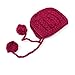 IMLECK Baby Infant Pure Color Hand-Knit Hat