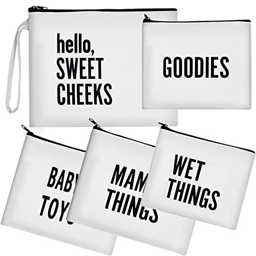 DOFASAYI Diaper Bag Organizing Pouches, Set of 5 Baby Organizing