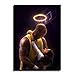 kobe bryant and gigi poster Picture Canvas Wall Art Bedroom Basketball Player Sports Painting Print (No frame,24x36inch)