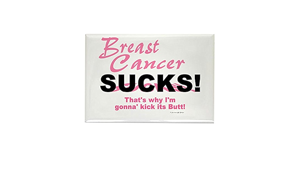 CafePress – cáncer de mama Sucks (Kick su Butt) Rectángulo ...