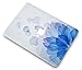 KECC Compatible with MacBook Air 13 inch Case 2010-2017 Release (Old Version) A1466 A1369 Plastic Hard Shell for MacBook Air 13.3 inch, Blue Flower