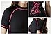 Tesla TM-FSR25-NVY_Large Women's UPF 50+Swim Shirt Loose-Fit Swim Tee Rashguard Top FSR25