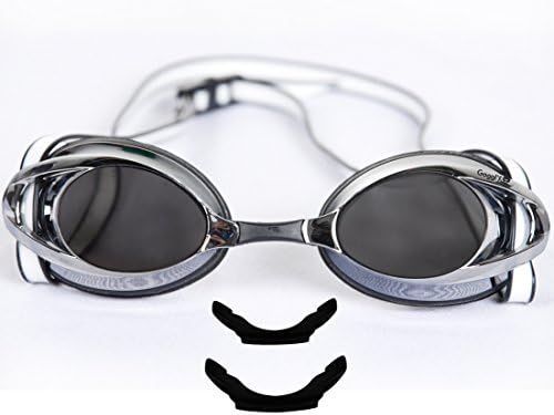 GogglX Swimming Goggles for Men and Women with 3 Pcs Nose Bridge