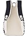 Leaper 3-in-1 Thickened Canvas Backpack Shoulder Bag Pencil Case Black