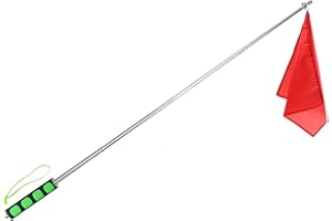 Fenteer Horse Training Flag,Equestrian Flag,Horsemanship Supplies Retractable Flagpole Horse Training Equipment for Riding Ac