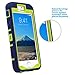 ULAK iPhone 5S Case, iPhone 5 Case, iPhone SE Case (2016 Released), Heavy Duty Shockproof Sport Rugged Drop Resistant Dustproof Protective Cover for iPhone 5/5S/SE, Navy (Not fit iPhone SE 2020 2022)