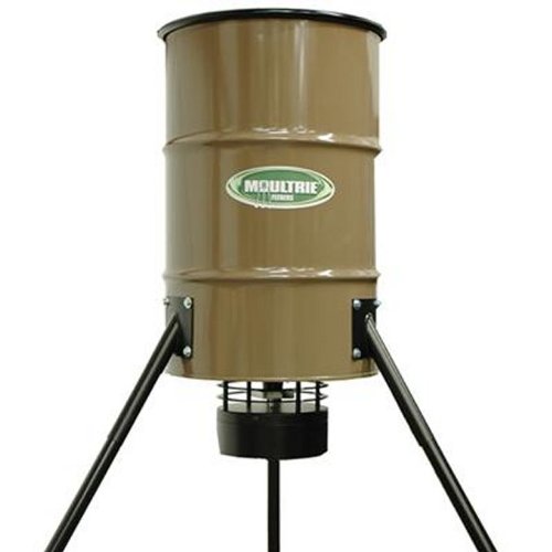 2 MOULTRIE FEEDERS Pro Magnum 6 Volt Game Deer Feeder Kits w/ Varmint