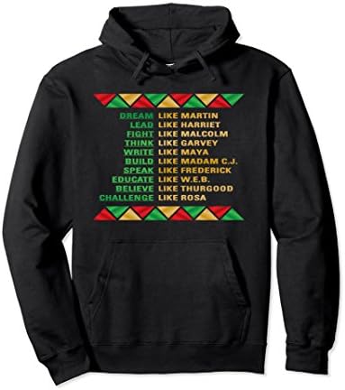 Black History Leaders Dashiki Hoodie