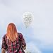 30pc White Remembrance Memorial Funeral Balloons Biodegradable Helium Quality for Balloon Releases 