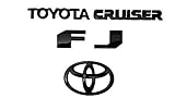 Rc Trading Toyota FJ Cruiser 2007-2015 Rear Black Emblem Badge Nameplate Badge