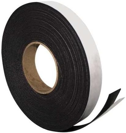 Adhesive Magnetic Strip, 50ft L x 1in W