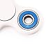 Tri-spinner Finger Fidget Toys Plastic EDC Hand Spinner Stress Reducer Autism ADHD Anxiety Relief Focus Toy for Kids & Adults (Plastic White)