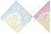 Ladies' Handkerchiefs 6-pc Set (Cherry Blossom) 100% Premium 60s Cotton with Straight Edge. 17
