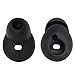 ALXCD Ear Tip for Gear Circle SM-R130, 4 Pairs Anti-Slip Durable Silicone Replacement Ear Tip Eargels, Fit for Samsung Gear Circle Bluetooth Earphone SM-R130 (4 Pair)[Black]