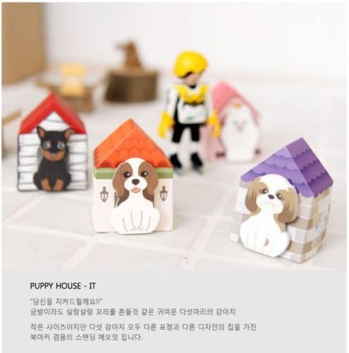 ARCTURUS Post It Bookmark Mark Tab Memo Sticky Notes Korean Carton Kitty House It Sticker 5PCS