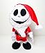 Animated Jack Skellington in Santa Suit - Disney Tim Burton's Nightmare Before Christmas