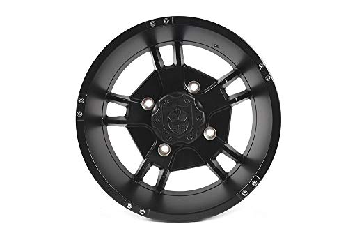 Pro Armor CA1407RYBL 14" Ryder UTV Wheel Rim, Front 14x7 Matte Black, 4x137 Lug Pattern, for Can-Am Maverick Max X3 - Thumbnail 3