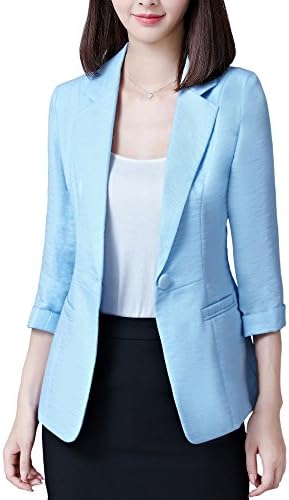LATUD Women's One Button Blazer Jacket Suit