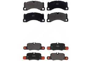 POSITIVE PLUS Front Rear Semi-Metallic Brake Pads Kit For 2010-2016 Porsche Panamera KPF-100618