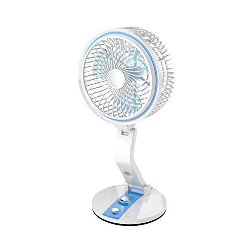 Betzila Folding Rechargeable Fan With Powerful 21SMD LED Light And Multifunction Foldable