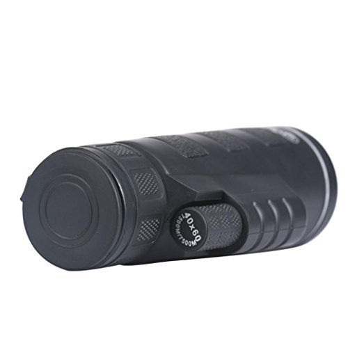 Basde Super High Power 40X60 Portable HD OPTICS BAK4 Night Vision Monocular Telescope for Outdoor Hunting, bird watching, Traveling, Sightseeing Fit For adults a (Black) - Thumbnail 4