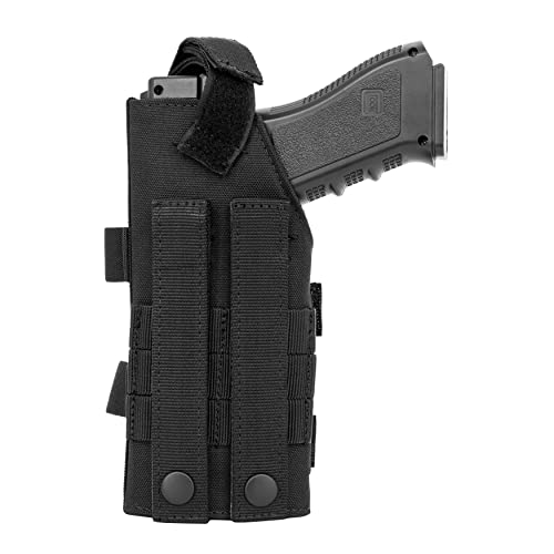 Wolf Grey MOLLE Pistol Holster With FREE Magazine Pouch - Fits Glock, FN, Walther & More