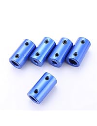 yowming 5 paquetes: de 5 a 8 mm. Flexible acoplamiento del eje parte de rosca para Motor paso a paso rueda acoplador conector accesorios Carcasa de aluminio