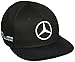 Mercedes AMG Petronas Men's MAMGP RP Flat Brim Cap Hamilton Black, One Size