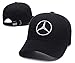 OSIRCAT Car Logo Adjustable Baseball Cap,Unisex Hat Travel Cap Car Racing Motor Hat Black for Mercedes Benz