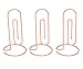 PAG 3 Packs Office Memo Holder Stand Table Place Cards Holders Menu Clips, Rose Gold