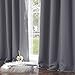Best Home Fashion Blackout Curtain Panels - Premium Thermal Insulated Window Treatment Blackout Drapes for Bedroom - Antique Bronze Grommet Top (52