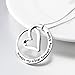 YFN Sister Gifts from Sister, Sterling Silver Always My Sister Forever My Friend Sister Pendant Necklace Jewelry, Birthday Jewelry Gift Necklaces for Sisters