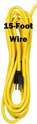 Yellow Jacket 5138N Metal Surge Protector Strip, 15-Foot Cord, 6-Outlet