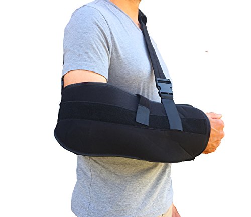 Alpha Medical Arm Sling, Shoulder Immobilizer with Abduction Pillow, Post-Op Shoulder Arm Brace, Uni - //medicalbooks.filipinodoctors.org