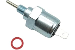 Fuel Shut Off Solenoid M120522 M117548 for John Deere Tractors 170 175 180 185 240 245 260 LX172 LX173 LX176 LX178 GT242 GT26