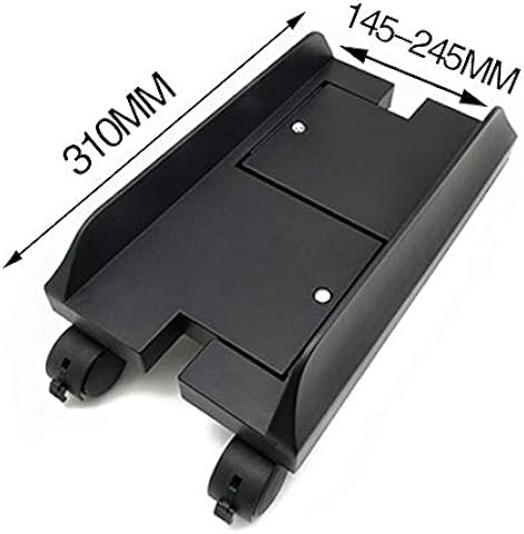 AKEFG Soporte CPU con Ruedas, Anchura Ajustable del Ordenador de la Compra, el diseño Universal Se Adapta PC de Torre ATX Casos, Cerradura Wheels, 60 Libras de Capacidad
